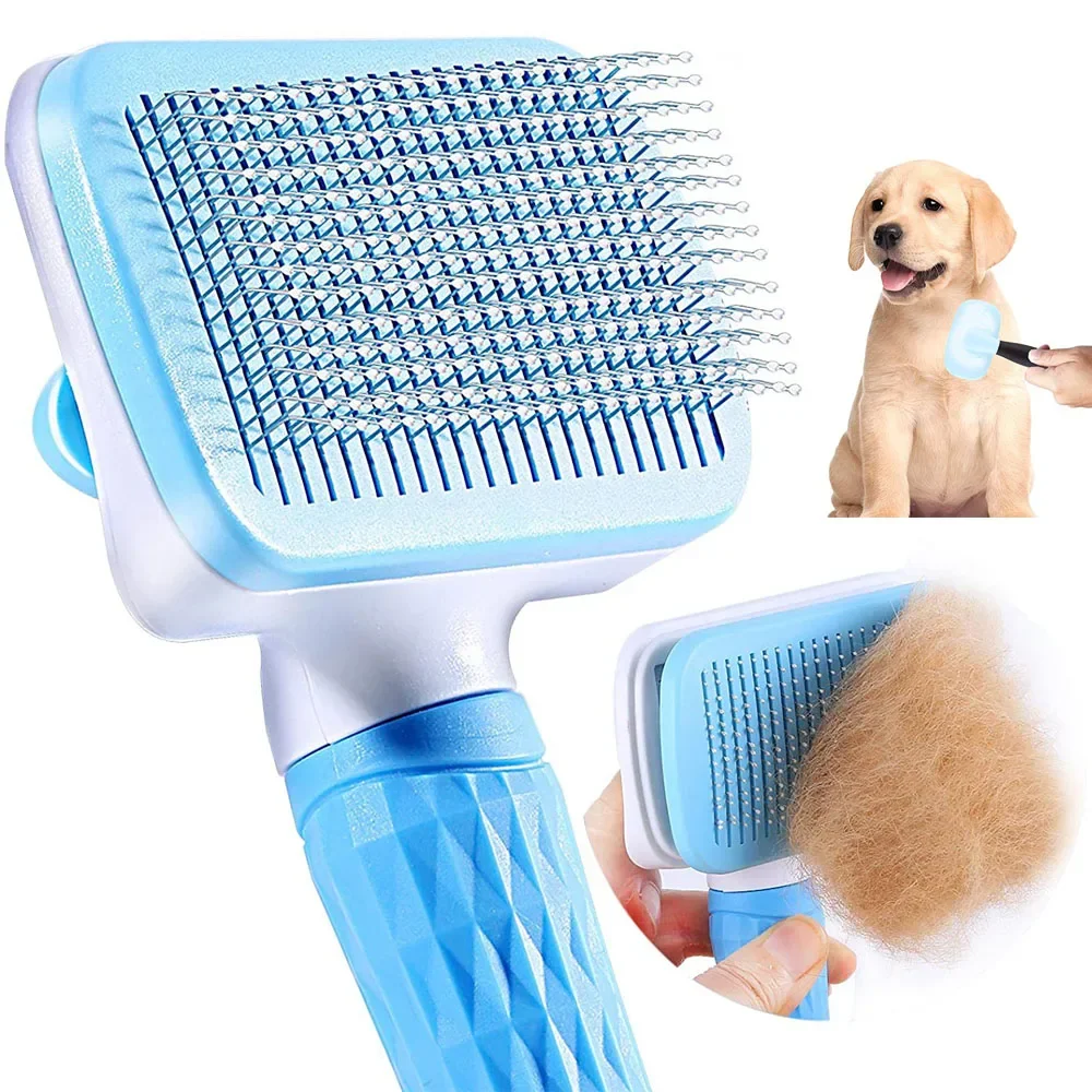 Dog Hair Remover Brush Cat Dog Hair Grooming And Care Comb For Long Hair Dog Pet Removes Hairs Cleaning Bath Brush Dog Supplies Dog Hair Remover Brush Cat Dog Hair Grooming And Care Comb For Long Hair Dog Pet Removes Hairs Cleaning Bath Brush Dog Supplies