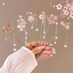 1pc Romantic Chinese Style Hair Accessory Alloy Jewelry Women's Hair Needle Suitable for Daily Wear Gifts Girls Fashion Hairpin
