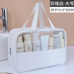 Portable Travel Cosmetic Bag Women Transparent Makeup Bag Large-Capacity Bath Wash Bags Multifunction Waterproof Storage Case 5
