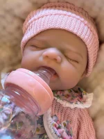 OtardDolls Can Open Mouth 13-Inch Pascale Soft Silicone Reborn Baby Doll - Handmade Newborn Girl Doll, Ideal Birthday Gift 2