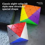 ShengShou FTO Rotating Octahedron Magnetic Magic Cube Stickerless Educational Toy Toys For Children Cubo magico Toys 3