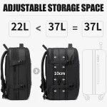 BANGE Expandable Men's Backpack Waterproof 17.3 in Laptop Backpack Man Large Capacity Hiking Travel Bag Male Backpacks for Men 2