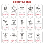 10pcs Custom Laser Engraved Stainless Steel Bottle Opener Keychain Baptism Birthday Gift Wedding Party Gift for Guest Key Chain 3