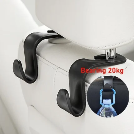 1pc Headrest Mount Storage Car Seat Back Hooks Hangers Universal Hooks
