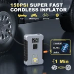 Car Battery Jump Starter Digital Display Portable Car Battery Booster Charger 26800mAh Power Bank Emergency Battery Booster 3