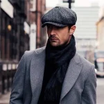 Unisex Casual Newsboy Hat for Travel, Shopping & Vacation - Retro Beret for Spring, Autumn & Winter