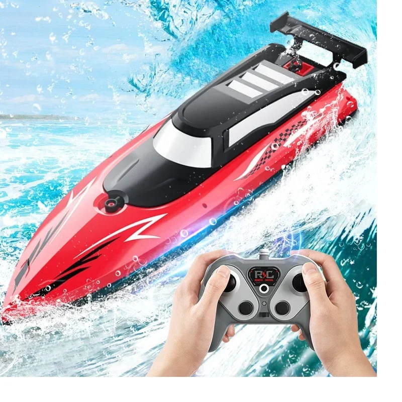 RC Battery Boat Ship 2.4Ghz High-Speed Remote Control Racing Ship Water Speed Boat Child Model Kids Boys Outdoor Pool Toys Gifts RC Battery Boat Ship 2.4Ghz High-Speed Remote Control Racing Ship Water Speed Boat Child Model Kids Boys Outdoor Pool Toys Gifts