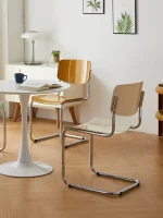 Nordic Living Room Chairs Furnitures Single Person Dining Room Chairs Luxury Home Furniture Environmental Lightweight 1-person 2