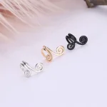 Fashion Totem Clip Earring for Women Without Piercing Cartilage Vintage Ear Cuff Girls Jewerly Gifts 3