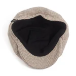 New Retro Herringbone Newsboy Cap For Men Autumn Winter Warm Beret Women Fashion Vintage Hat Hip Hop Female Flat Caps Berets 5