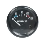 Vehicle Meter 12V Automobile Car Gauge 2" 52mm Water Temp Oil Temp Oil Press Fuel Volts Oil press kg Ammeter Gauge Black Shell 6