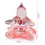 Simulation Cosmetics Set Girl Makeup Toys Baby Pretend Play Nail Polish Lipstick Accessories Doll For Children Toys 3 Years Gift 5