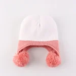 Baby Winter Hat with Earfalp Toddler Girls Boys Beanie Kids Warm Fleece Lined Knit Hat with 2 Cute Ears 2