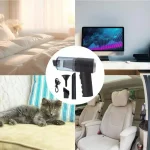 1pc Wireless Vacuum Cleaner Dual Use for Home and Car 120W High Power Powerful Vacuum Cleaner Black 5
