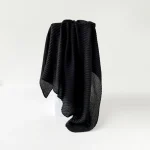 Fashion Wrinkle Bandana Head Women Scarf Solid Color Cotton Hijab Scarfs for Ladies 90CM Square Shawls Wraps Soft Neck Scarves 3