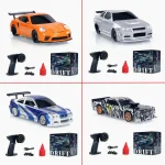 2.4G RC Drift Car 1/43 4WD Remote Control Car High Speed Four Wheel Drive Radio Controlled Mini Racing Car Model Boy Toy Gift 2