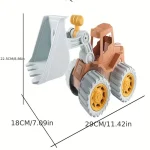 Beach Toys Construction Trucks for Toddler Toys Play Sand Toys Construction Cars for Boys Girls Dump Tractor Toy with Loader 2