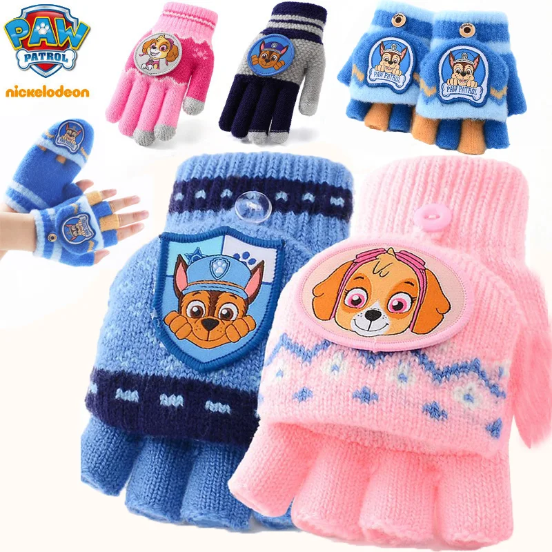 Genuine Paw Patrol Winter KIDS Glove Chase Marshall Skye Everest Rubble Zuma Rocky Girl Boy Outdoor Mittens Children Gift 2-10T Genuine Paw Patrol Winter KIDS Glove Chase Marshall Skye Everest Rubble Zuma Rocky Girl Boy Outdoor Mittens Children Gift 2-10T