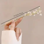 1/6pcs Elegant Chinese Style Tassel Hair Stick Traditional Floral Design Hairstyle Accessory Women Jewelry Hairpin Hairneedle 6