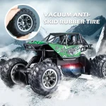 4-Way Remote Control Car with Lights, Anti-Slip Rubber Tires, Outdoor Off-Road Climbing Toy Car Model for Kidsren and Boys 3