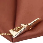 1 PC Simple Man's Tie Clip New Arrivals Golden Plating Airplane Shape Pilot High Quality Plane Cufflinks Stick Pin Wedding Gift 4