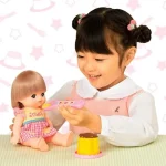 Food Feeding Pudding Feeding Toy Role Play Early Education Strawberry Pudding Toy Simulation Japanese House Toy for Friends 3