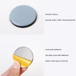 20PCS Furniture Slider Pads Table Chair Leg Sliding Block Anti Scratch Easy Move Heavy Furniture Leg Mat Thickened Moving Pads 3