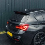 For BMW F20 F21 116i 118i 120i M135i M140i 2011-2019 Rear Roof Spoiler Cap Rear Trunk Roof Lip Spoiler Wing Car Rear Lip Covers 4