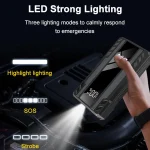 1000A Jump Starter Power Bank Battery Portable Charger 12V Wireless Charging LCD Screen PowerBank12V Car Starting Device Booster 4