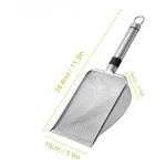 Stainless Steel Cat Litter Scoop – Durable, Easy Clean, Ergonomic Handle, Rust-Resistant, Ideal for Quick Waste Removal 5