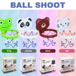Toddler Animal Themed indoor Basketball Frame Kids Bath Toys set with 3 Plastic Balls Baby Parent Children Interactive fun Game 5