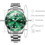 Fashion Large Dial Men Quartz Watch Men Business Watches Casual Clock Sports Wristwatch Reloj Hombre 6
