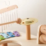Baby Educational Toys Wooden Aeolian Bells Montessori Children's Musical Toys Xylophone Newborn Birthday Gifts Music Table Toys 4