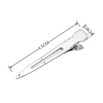 30pcs Women's Metallic Silver Fashion Hair Clip For Daily Wear Street Fixed Hair Pin Professional Ladies Salon Curl Hairclip 6