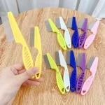 1/2pc Pet Hair Shedding Comb Stainless Steel Flea Comb for Cat Dog Pet Comfort Flea Hair Grooming Comb Dog Brush Grooming Tools 2