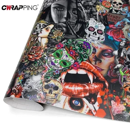 Car Adhesive Vinyl Wrap for Car Camouflage Printed Waterproof Motorcycle Stickers Tuning Auto Accessories Self-adhesive Film