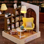 Mini Doll House DIY 3D Puzzle Assembly Building Model Toys Home Bedroom Decoration With Furniture Wooden Craft Gifts DollHouses 3