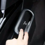 1pc Car Trash Can - Mini Garbage Bin and Organizer for Clean and Tidy Car Interiors 3