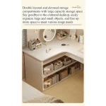 Computer desk Desktop Home bedroom Bookshelf Integrated student learning to write Corner Multifunctional office desk 6