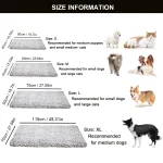 Self-Heating Pet Mat, Super Soft Aluminum Film Dog Mattress For Sleeping, Cat And Dog Bed Mat For Small And Medium Cats Dogs 2