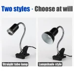 Reptile heating lamp holder UVA UVB Light Rotatable Basking Spot Light Simulated Sunlight For Turtle Lizard Dimmable 220-240V 2