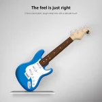 Children-size Electric Guitar Attracts Children Attention 4 String Guita Beginners' Level Guitar Puzzle And Musical Instruments 3