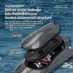 Rc Boat High Speed Racing Ship 25Km/h Waterproof Rechargeable Model Electric Radio Remote Control Speedboat Toys for Boys Gift 4