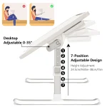 Computer Desk Bed Top Desk Adjustable Folding Simple Home Bedroom Sitting Floor Bay Window Laptop Office Small Desk Board 6