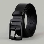 New Luxury Belt for Men PU Leather Belt Metal Pin Buckle High Quality Famous Brand Designer Waist Strap Belt for Jeans Plus Size 3