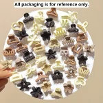 5/10/20/30pcs Beige Mixed Pack Small Clips, Cute Girl Accessories - Perfect for Daily Use, Special Occasions, or Travel Gifts 3