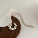 Irregular Pearl Ear Clip Fake Piercing Ear Cuff Artificial Pearls Ear Clips On Earrings Women French Retro Elegant Jewelry Gifts 2
