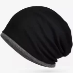 Man Winter Sports Bonnet Cap Lady Cotton Textured Striped Beanies Slouchy Style Skullies Hiphop Pile Hat Dad Warm Knitted Hats
