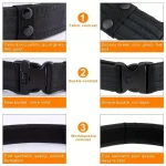 Men's Belt Outdoor Camouflage Tactical Belt Oxford Cloth Belt Mountaineering Belt Nylon Wide Waist Belt Work Belt Neutral Belts 3