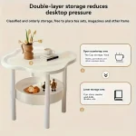 Creative Coffee Table Modern Minimalist Table Living Rooms Mobile Storage Rack Corner Table Cream Sofa Bedroom Cabinet Bedside 5